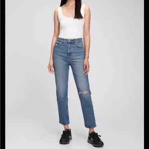 Gap Cheeky straight sky high jeans